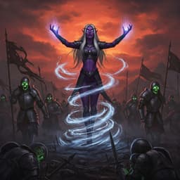 Cover art for Heavy Lancers: reduced to carrion and terror in the mist.